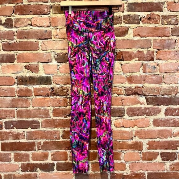 Lululemon Base Pace High-Rise Tight 28" Hyper Flow Pink Multi Size 4 - Picture 1 of 5